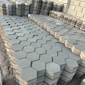 Hexagon Pavers(220mm x 220mm x 60mm) Hydraulic press -Grey in Kampala Uganda