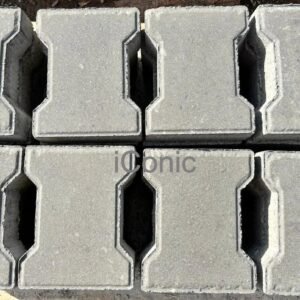 Standard Double T Paver (200mmx160mmx60mm) Hydraulic Press - Gray