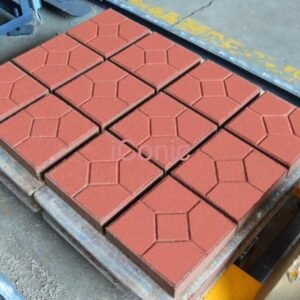 Octanic Diamond (250mmx250mmx60mm) Hydraulic Press - Red