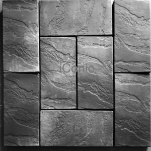 Paving Slabs (200mmx400mmx50mm) -Charcoal