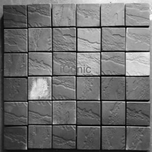 Paving slabs (150mmx150mmx50mm) - Charcoal