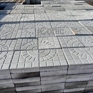 The Amazon Setting Paving Slab (250mmx250mmx60mm)- Carbon Gray