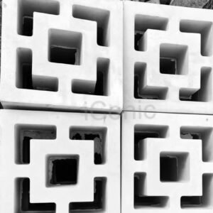 Island Breeze Blocks (300mmx300mmx70mm) -11Pcs/SQM Grey