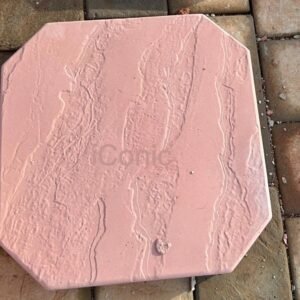 Octagon Paving Slabs (400mmx400mmx50mm) - Light Red
