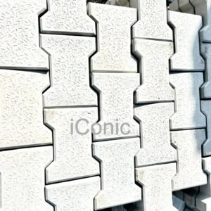 Double T Smart Paver (220mmx120mmx60mm)-Light Grey
