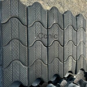 The Arrow Wave Smart Paver (240mmx200mmx60mm)-Black