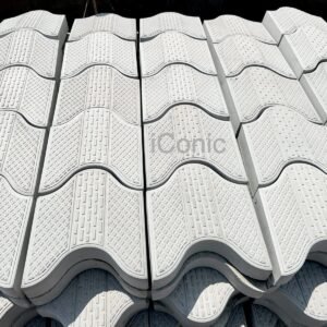 The Arrow Wave Smart Paver (240mmx200mmx60mm)-Light Grey
