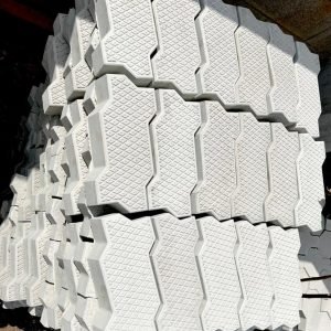 Zig Zag Paver Plastic moulded (270x 130x 60mm) - Light Grey (36M2) in Kampala Uganda