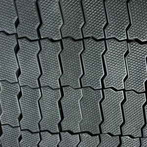 Zig Zag Smart Paver (270x 130x 60mm) - Black (36 Pcs/M2)