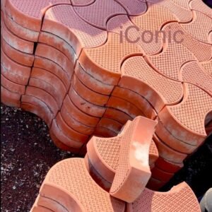 Cassablanca Smart Paver (260mmx110mmx60mm)-Coral Red