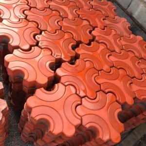 Tristan Smart Paver (315x315x 60mm)-Coral Red (14M2) in Kampala Uganda