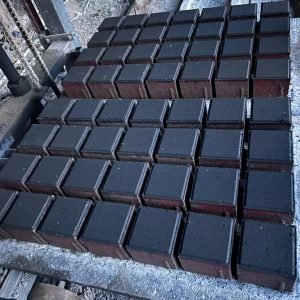 Concrete Cobblestones 100x100x80 Heavy Duty Black (Hydraulic Pressed) in Kampala Uganda