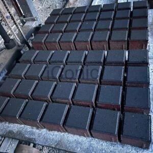 Heavy Duty Concrete Cobbles (100mmx100mmx80mm) Black