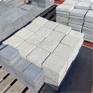 Cobblestones(150mmx150mmx40mm) -(42 Pcs/M2) Grey