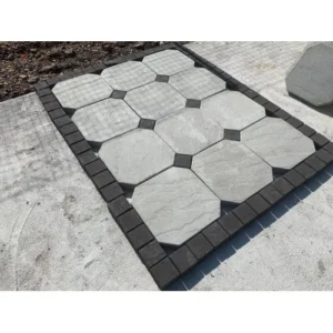 Octanic Diamonds walkway Slabs (400mm x 400mm x 50mm) - Light Grey (6 Pcs/M2)
