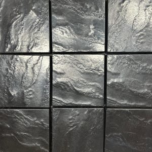 Paving Slabs (300mm x 300mm x 50mm) -Black (10 Pcs:M2) Slate