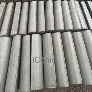 Curved Divider Kerbstone 2FT (H 215 x D 130 x L 610mm) SKU090B