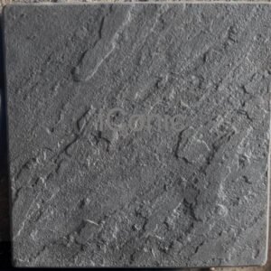 Square Paving Slabs Rock Finish (400mm x 400mm x 50mm) - Black SKU2001C