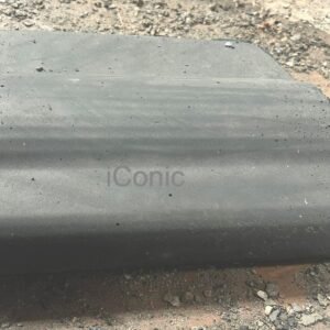 Trends Bullnose swimming Pool Copings (300mm x 300mm x 50/80mm)- Black 1.1 in a Metre SKU0188