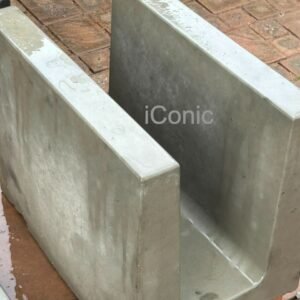 Reinforced Heavy Duty Precast Concrete U Drainage Channel (500x320x370mm) SKU8655